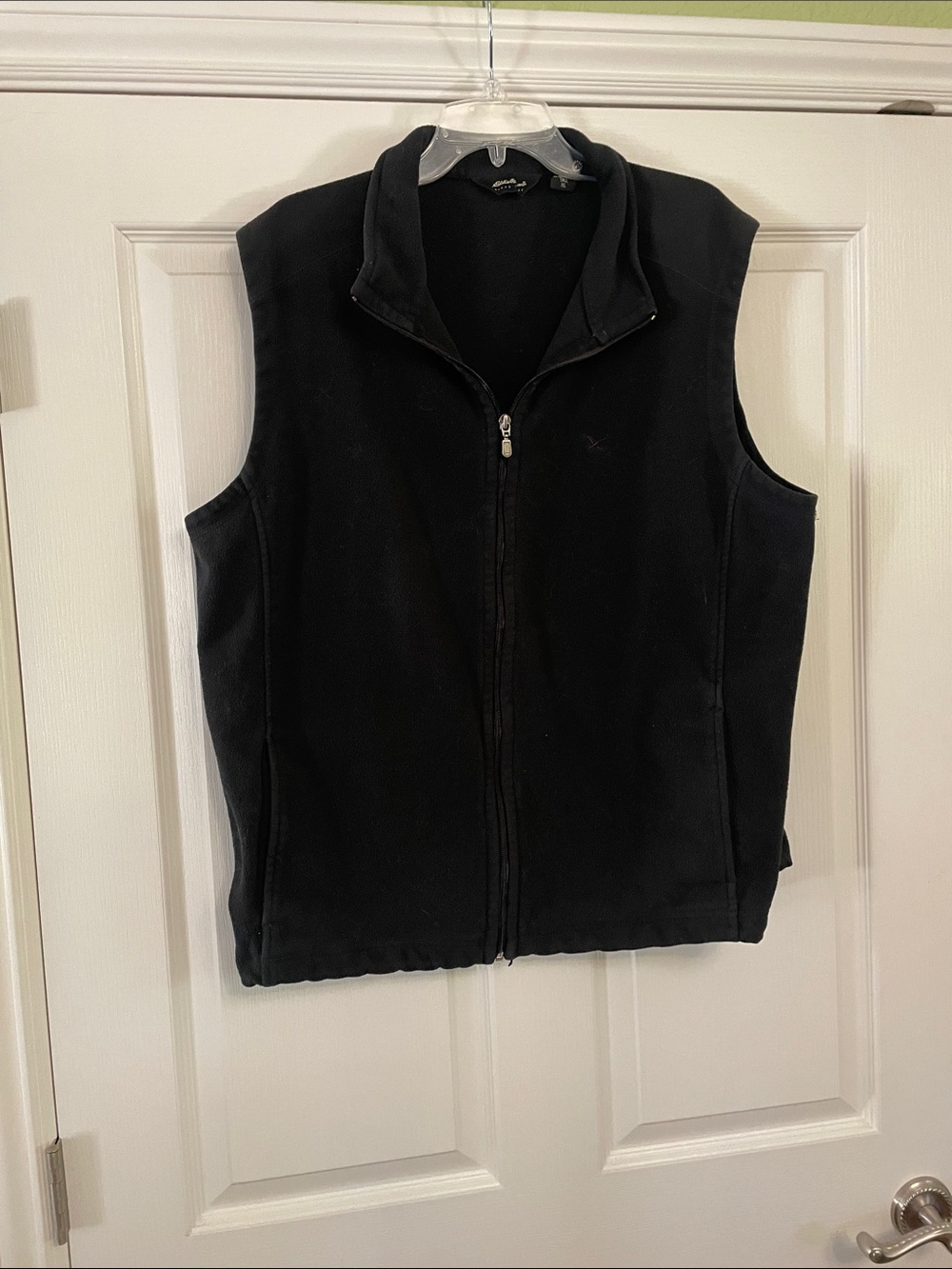 Eddie Bauer Black Fleece Zip-Up Vest XLT